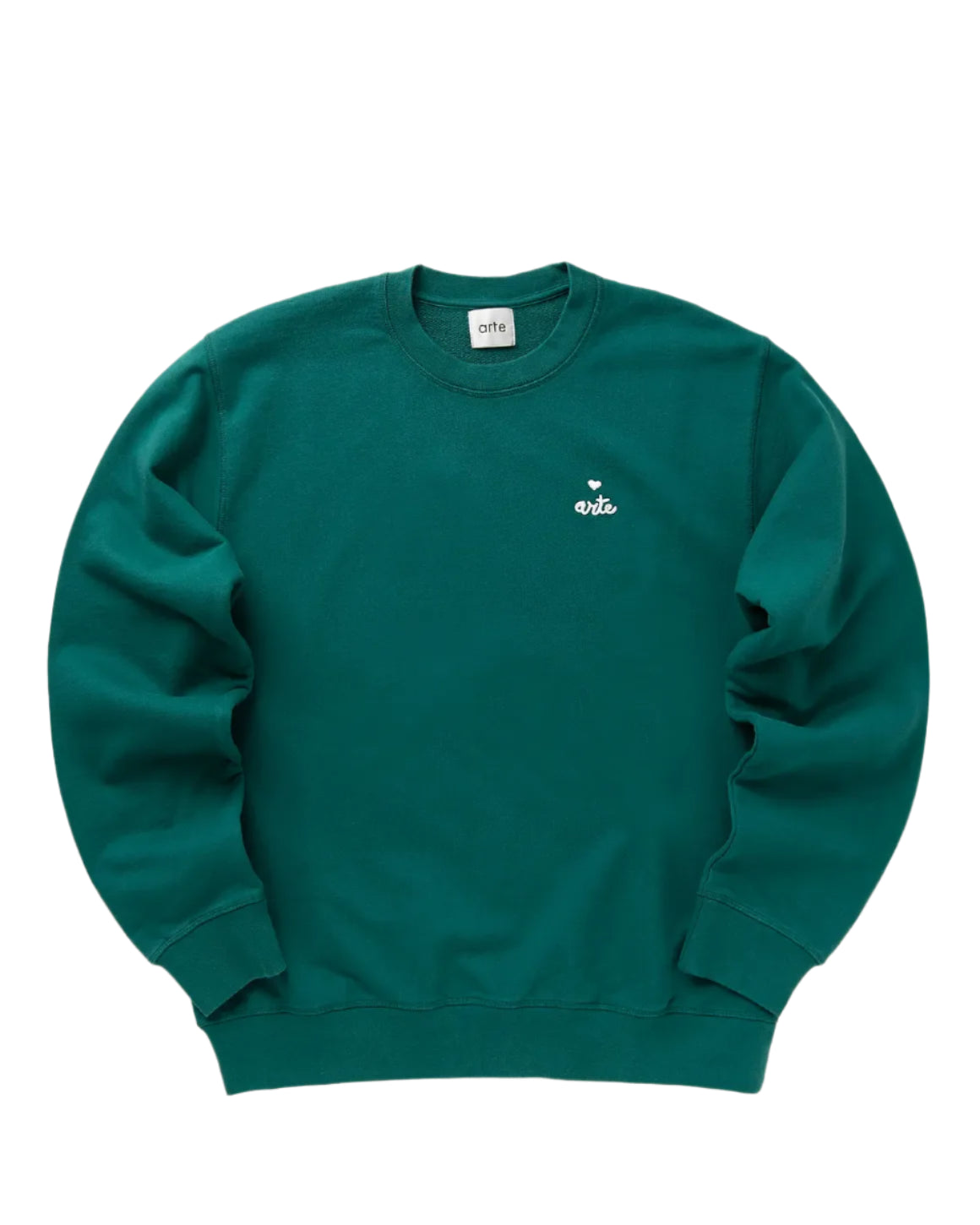 Heart Crewneck Green