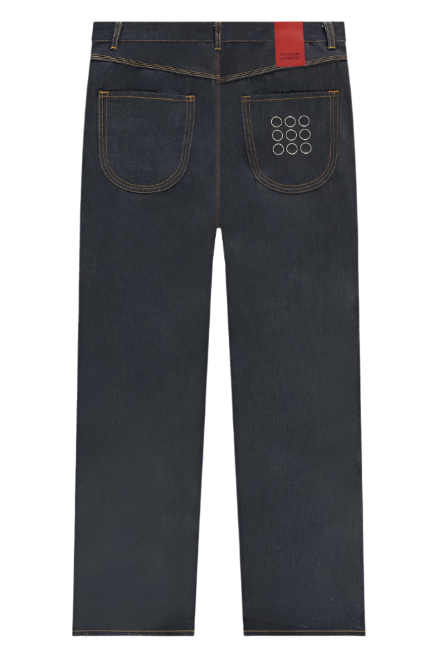 9-Dots Regular Jeans Raw Denim