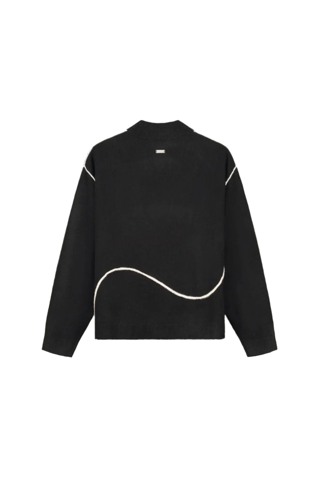 Sweater contrasting stitch