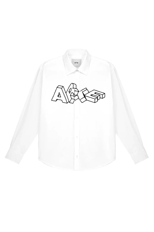 Arte Blocks Shirt White