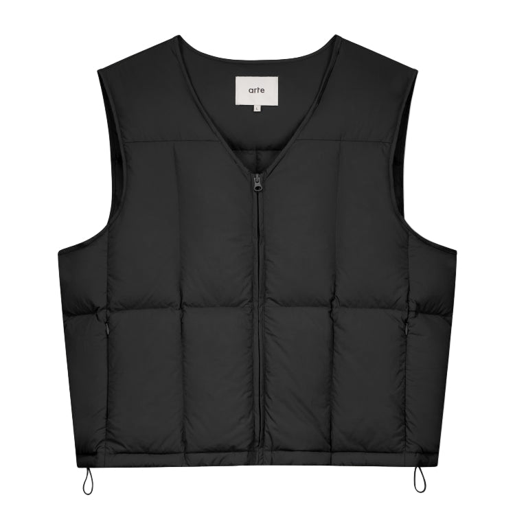 Arte Puffer Vest Black