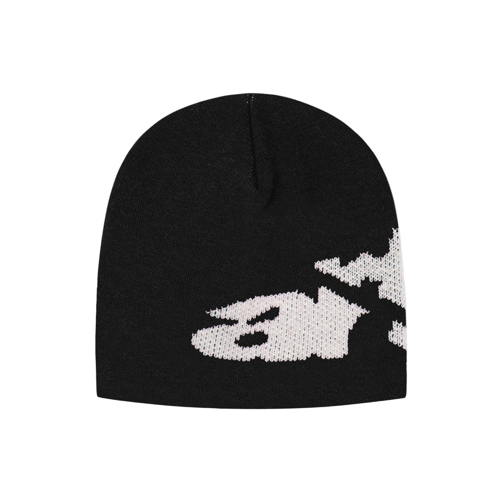 Ripped Arte Side Beanie (Black)