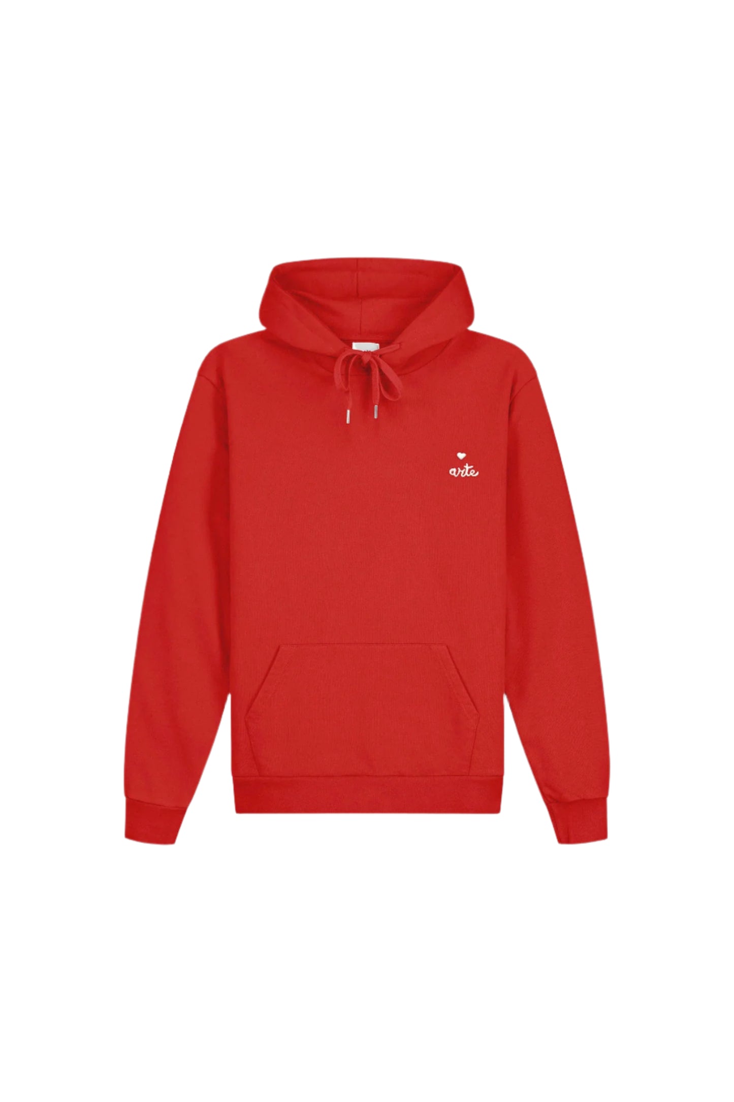 Heart Logo Hoodie Red