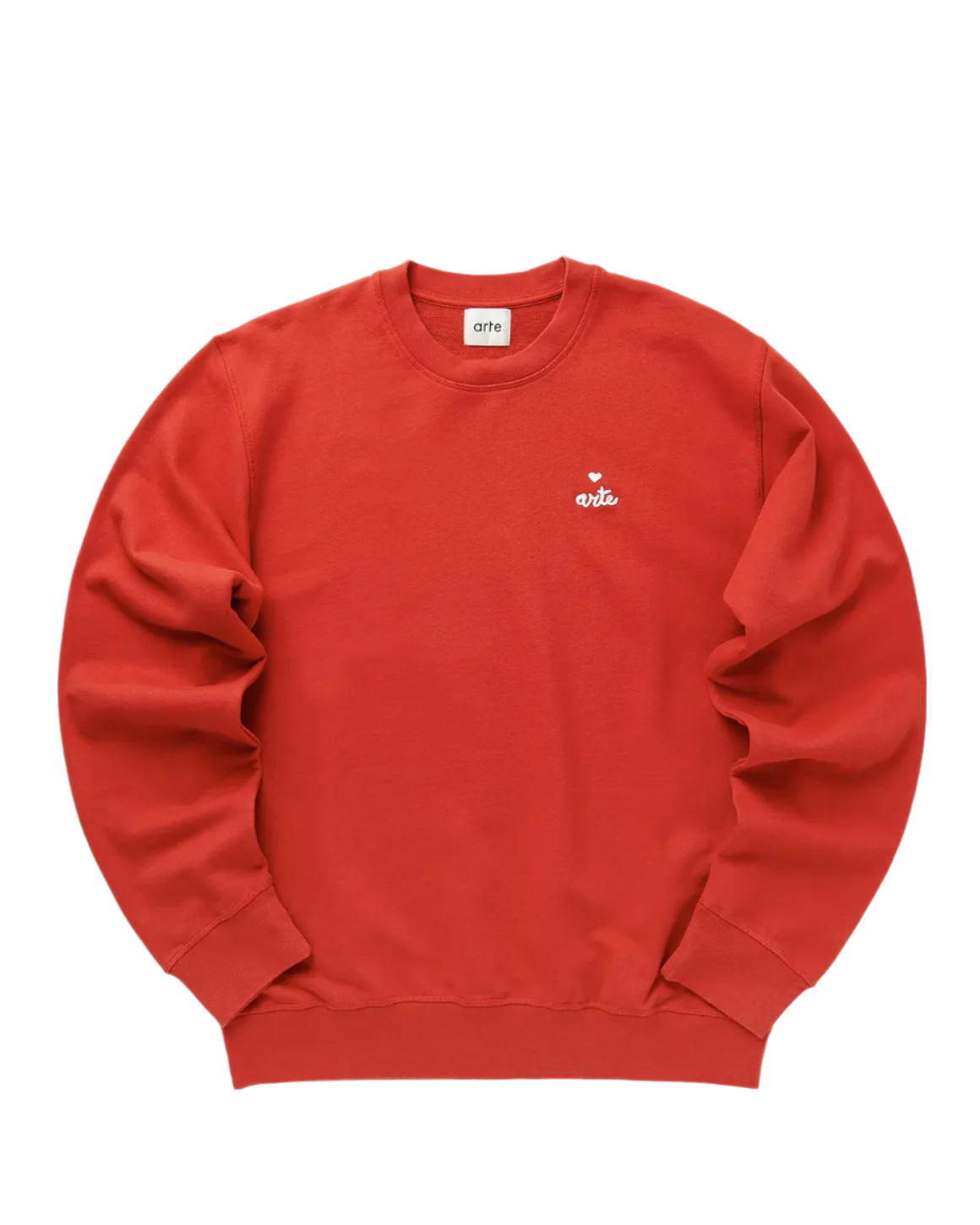 Heart Crewneck Red