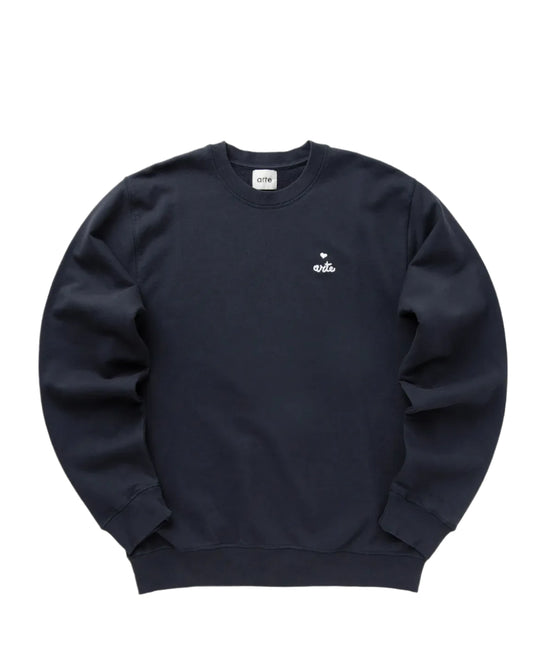 Heart Crewneck Black