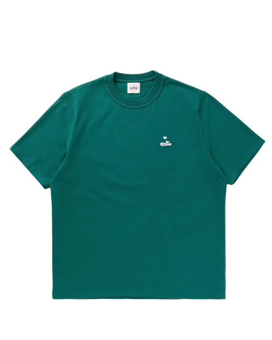 Heart Logo T-shirt Green