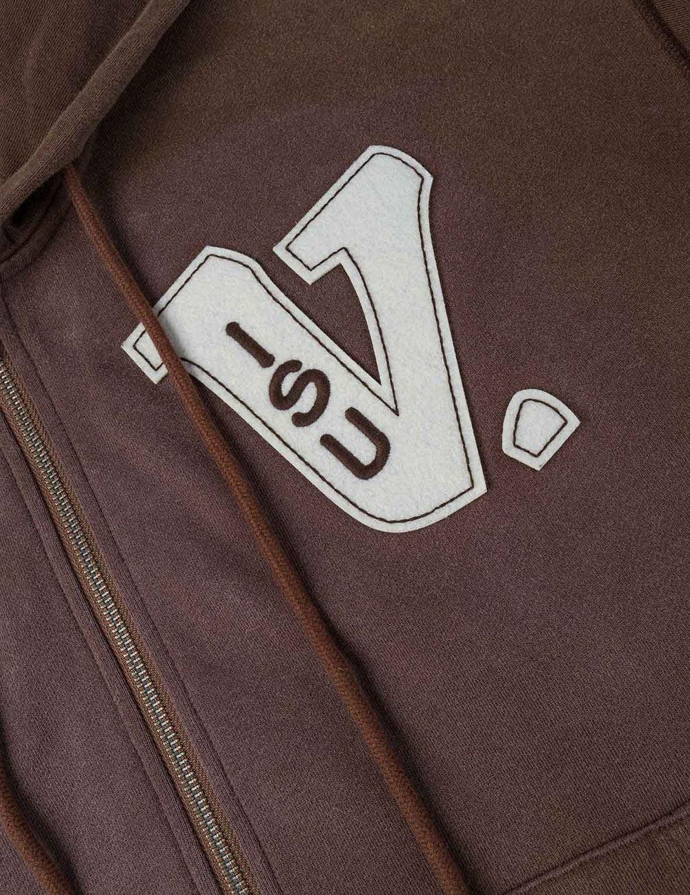 Heavy Weight Washed Ev Hoodie Brown