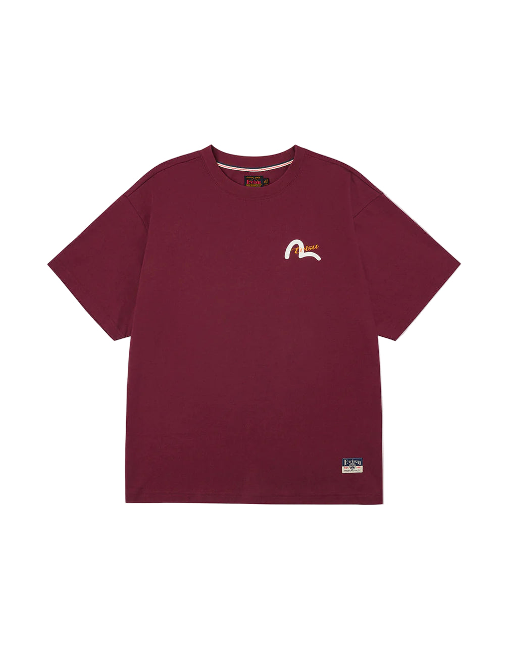 Gh Printed Ss Tee Burgundy
