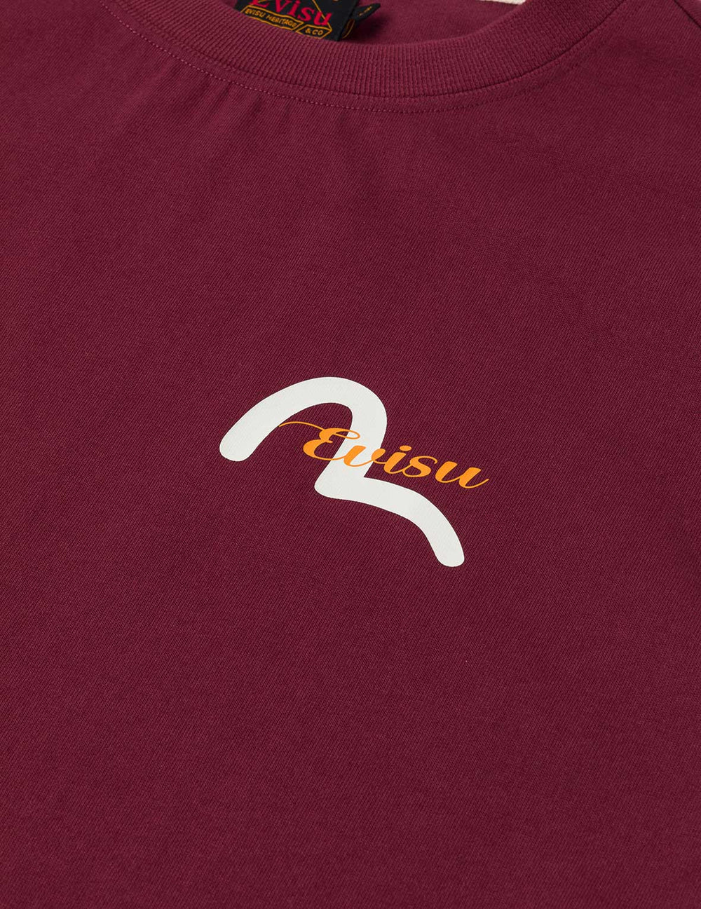 Gh Printed Ss Tee Burgundy