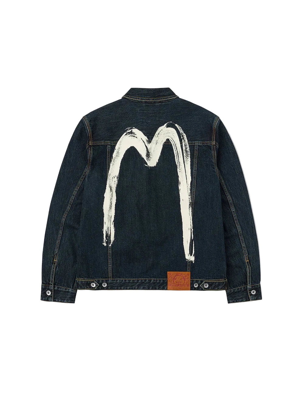 Washed Jacket Printed Daicock Indigo