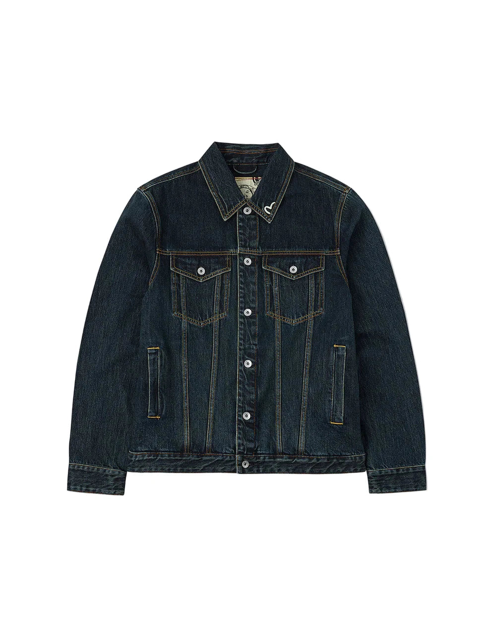 Washed Jacket Printed Daicock Indigo