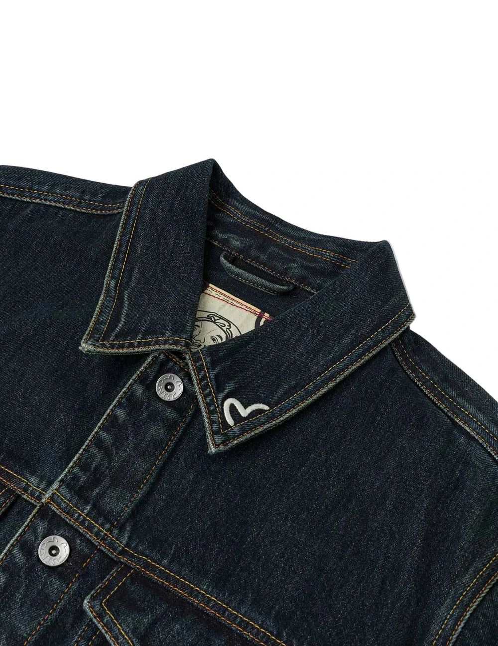 Washed Jacket Printed Daicock Indigo