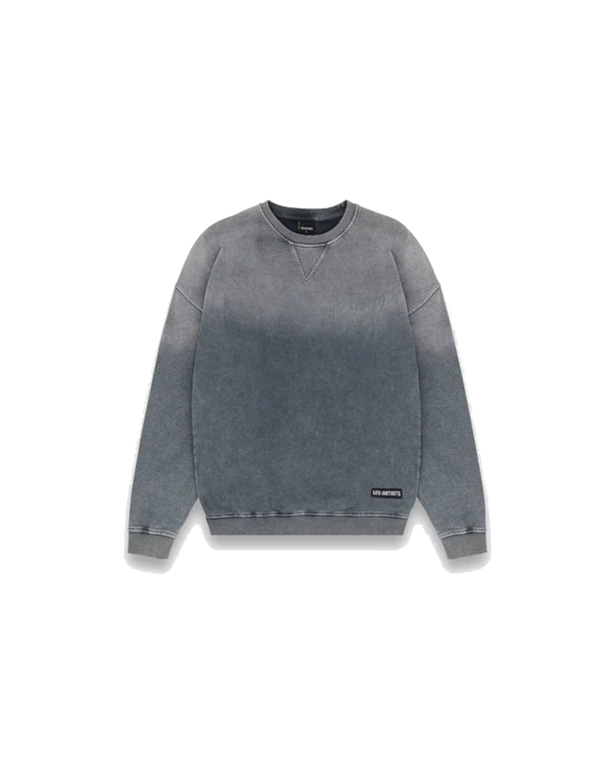 Felpa girocollo Art Is Not A Crime Stone wash