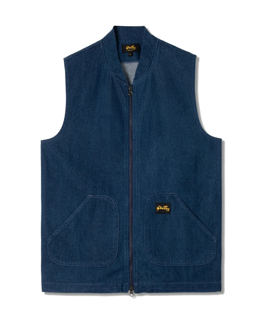 Work Vest Indigo 12oz