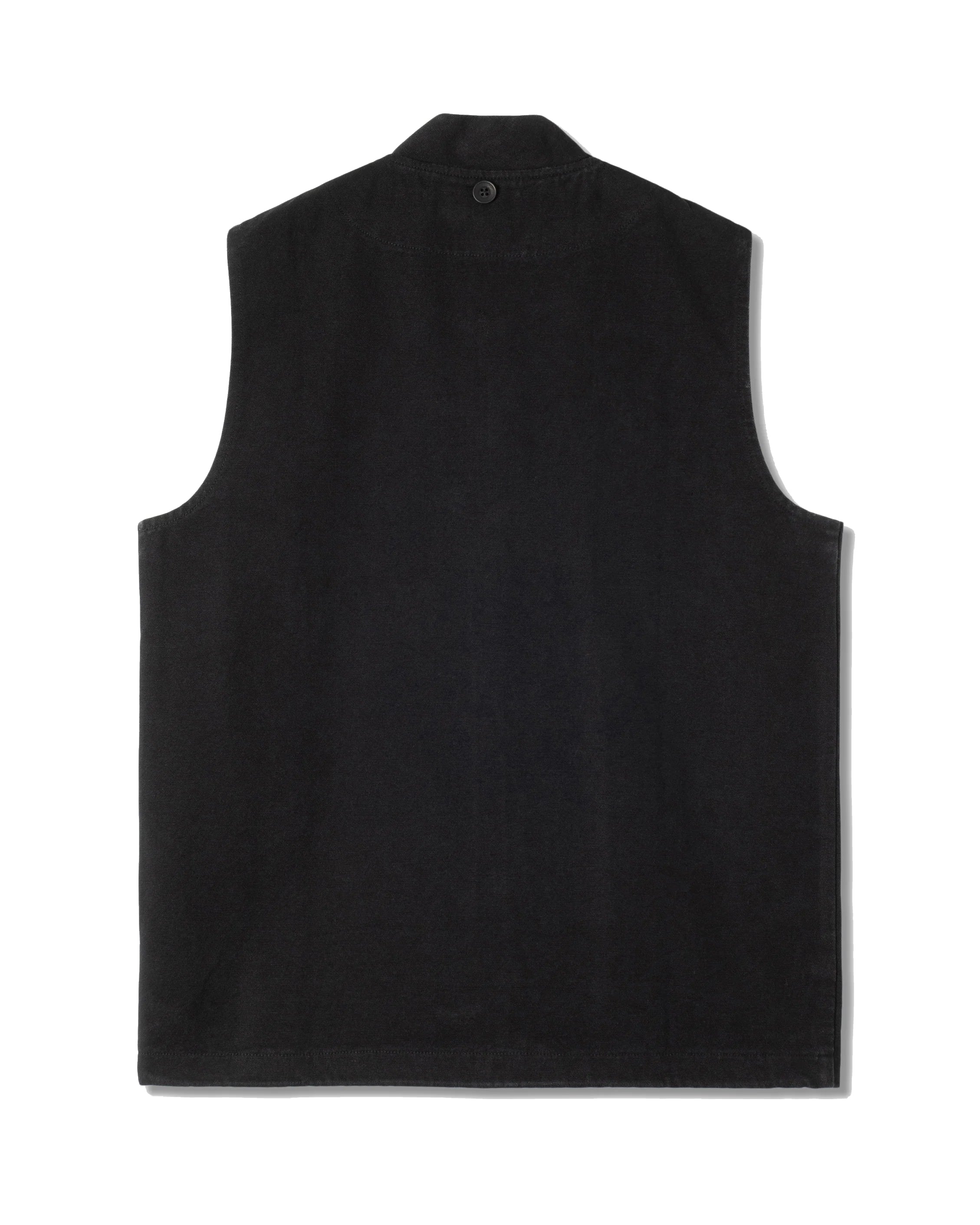 Work Vest Washed Black
