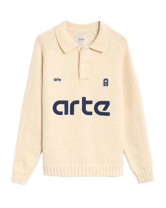 Football Knit Sweater