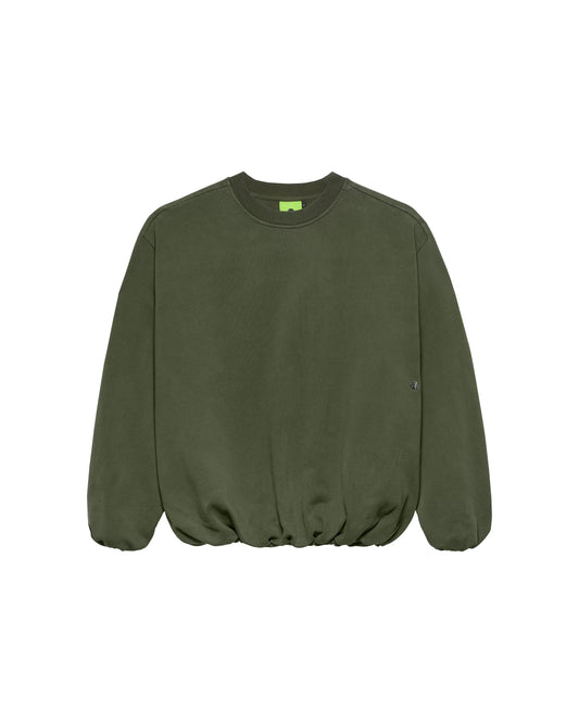 Inflatable Crewneck Olive