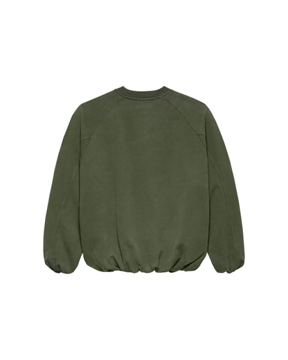 Inflatable Crewneck Olive