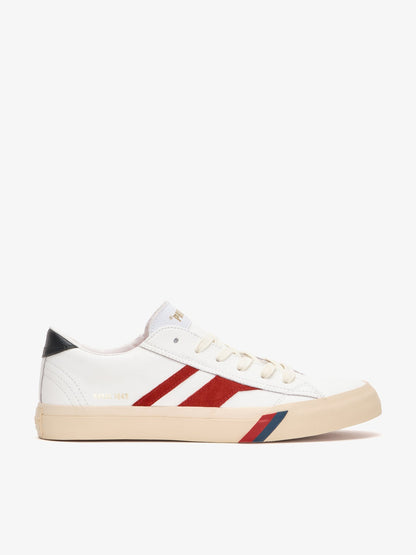 Royal Classic in Pelle Bianca e Rossa