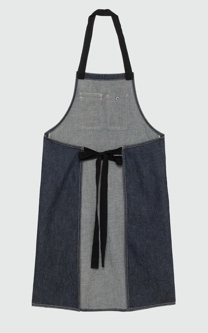 ROY ROGER'S WORKWEAR x ENGINEERED GARMENTS - GREMBIULE IN DENIM RINSE