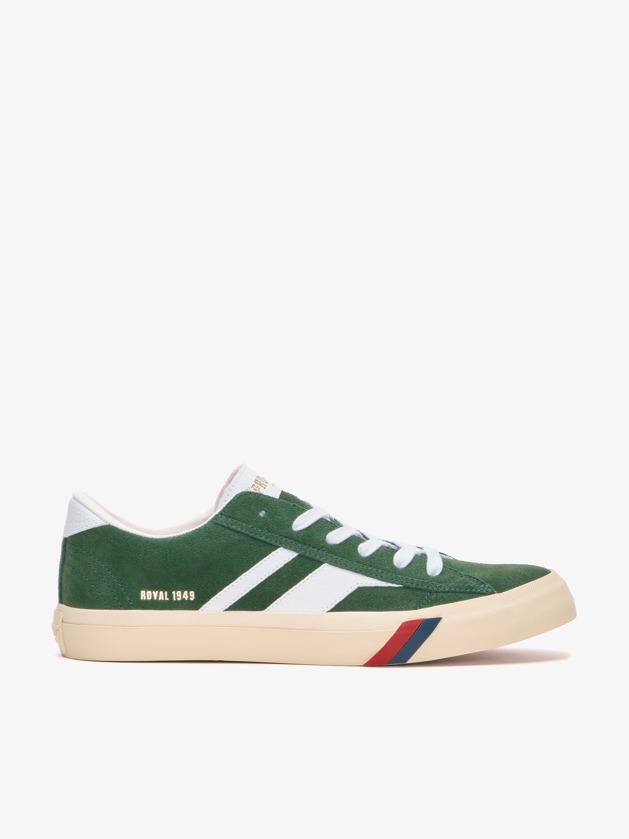 Pro-keds Royal Classic in suede verde e bianca