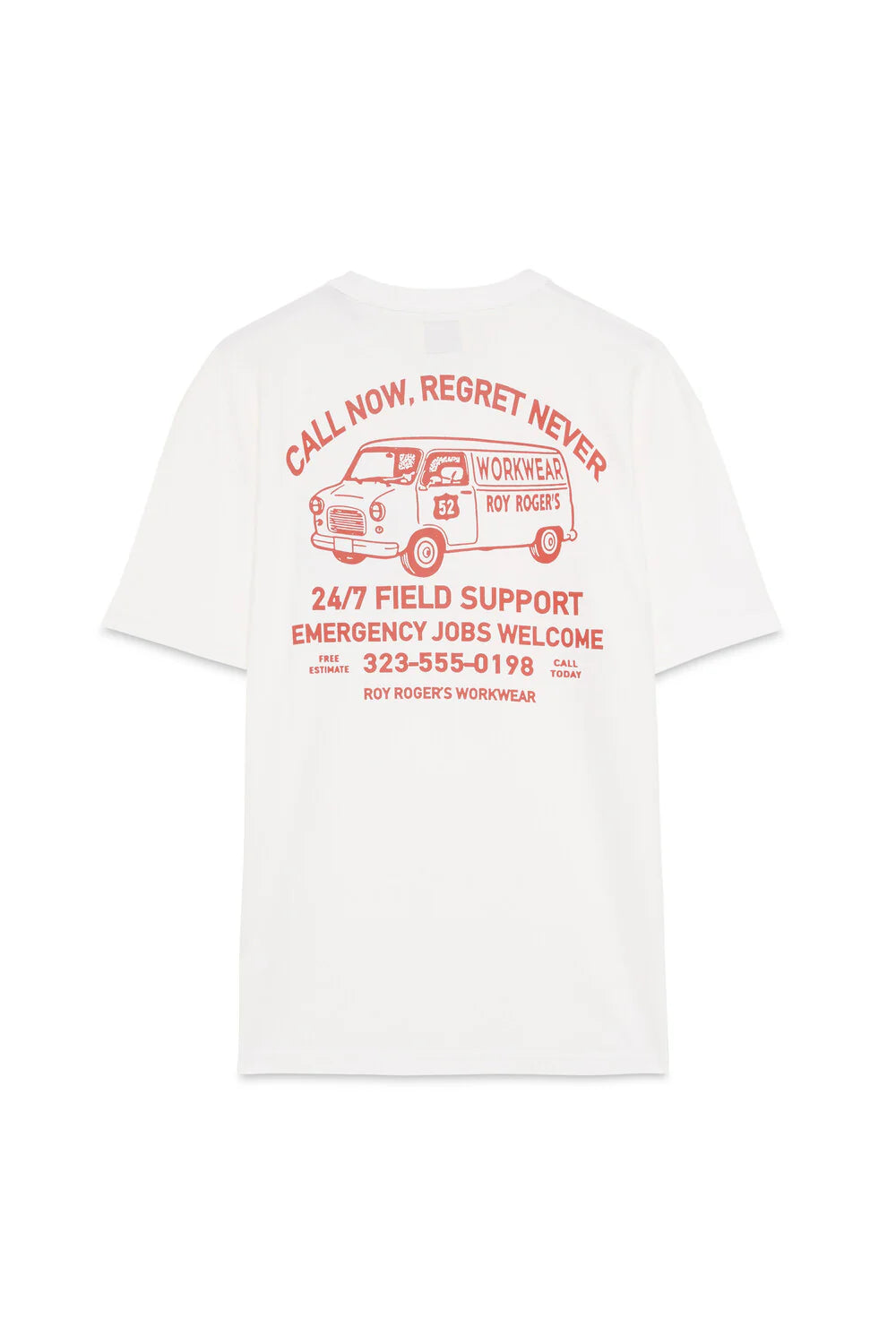 T-SHIRT IN JERSEY CON STAMPA CALL NOW