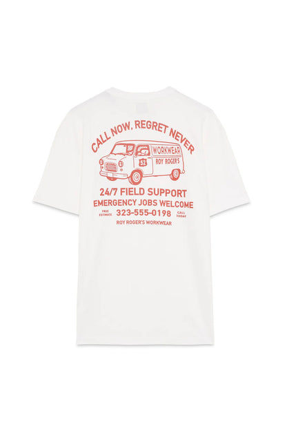 T-SHIRT IN JERSEY CON STAMPA CALL NOW