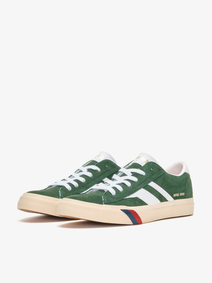 Pro-keds Royal Classic in suede verde e bianca