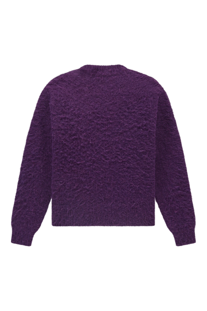 Mohair Crewneck Purple Mysterioso