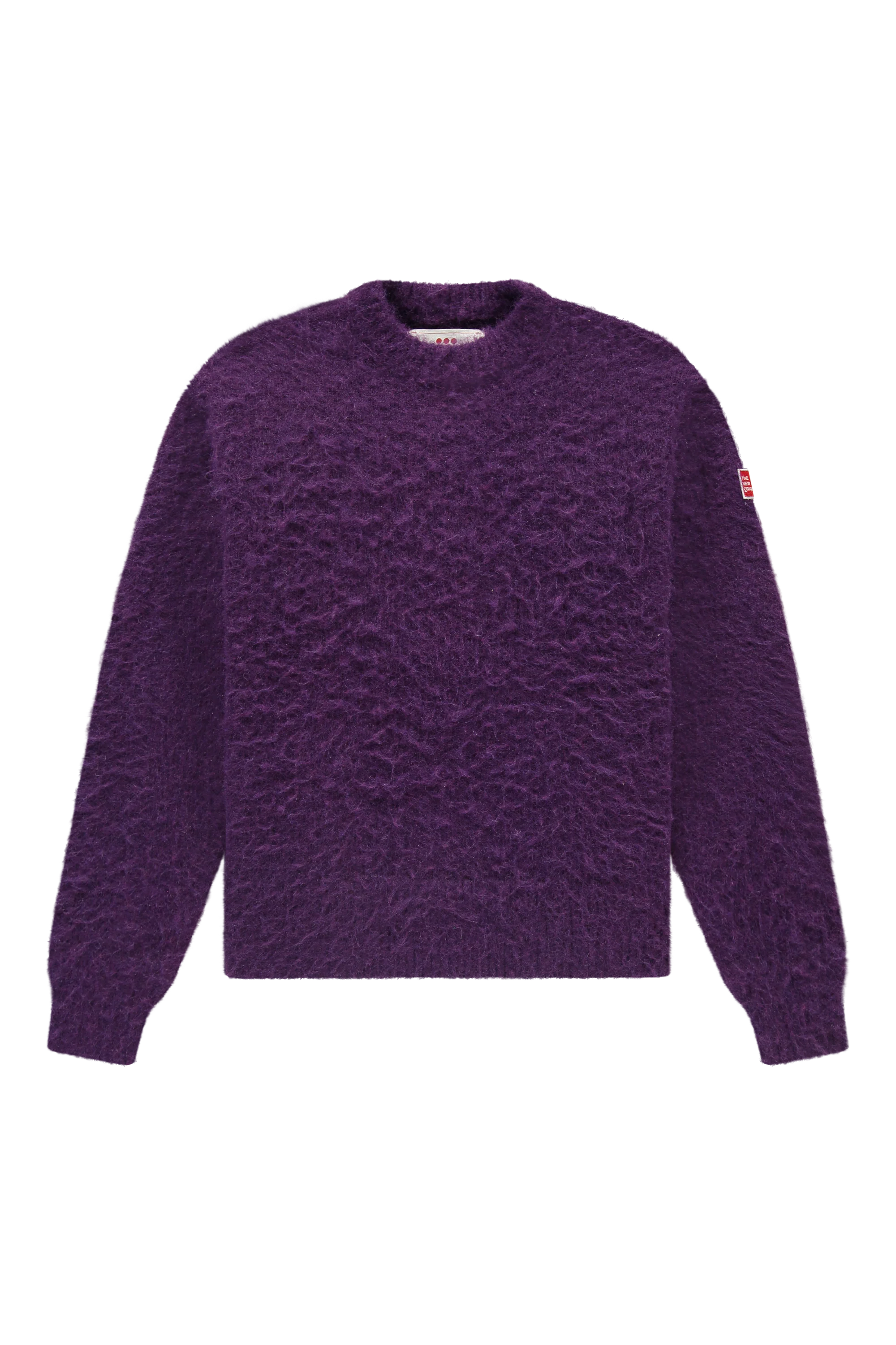 Mohair Crewneck Purple Mysterioso
