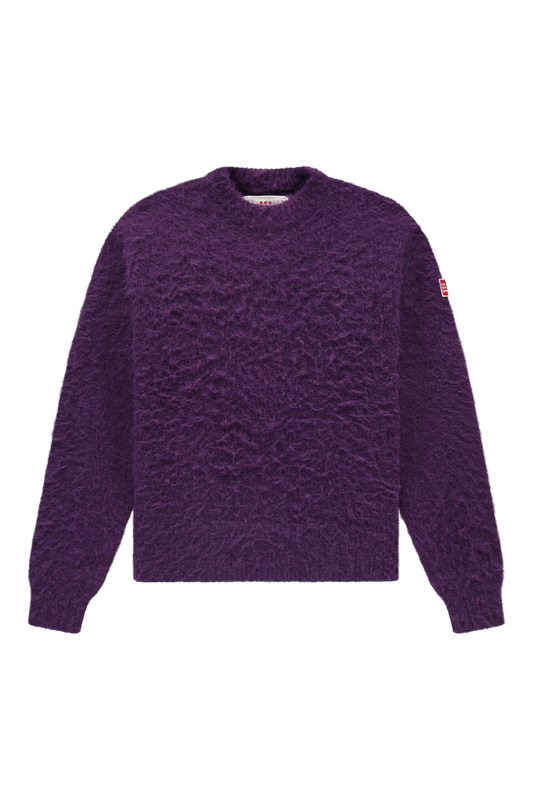 Mohair Crewneck Purple Mysterioso